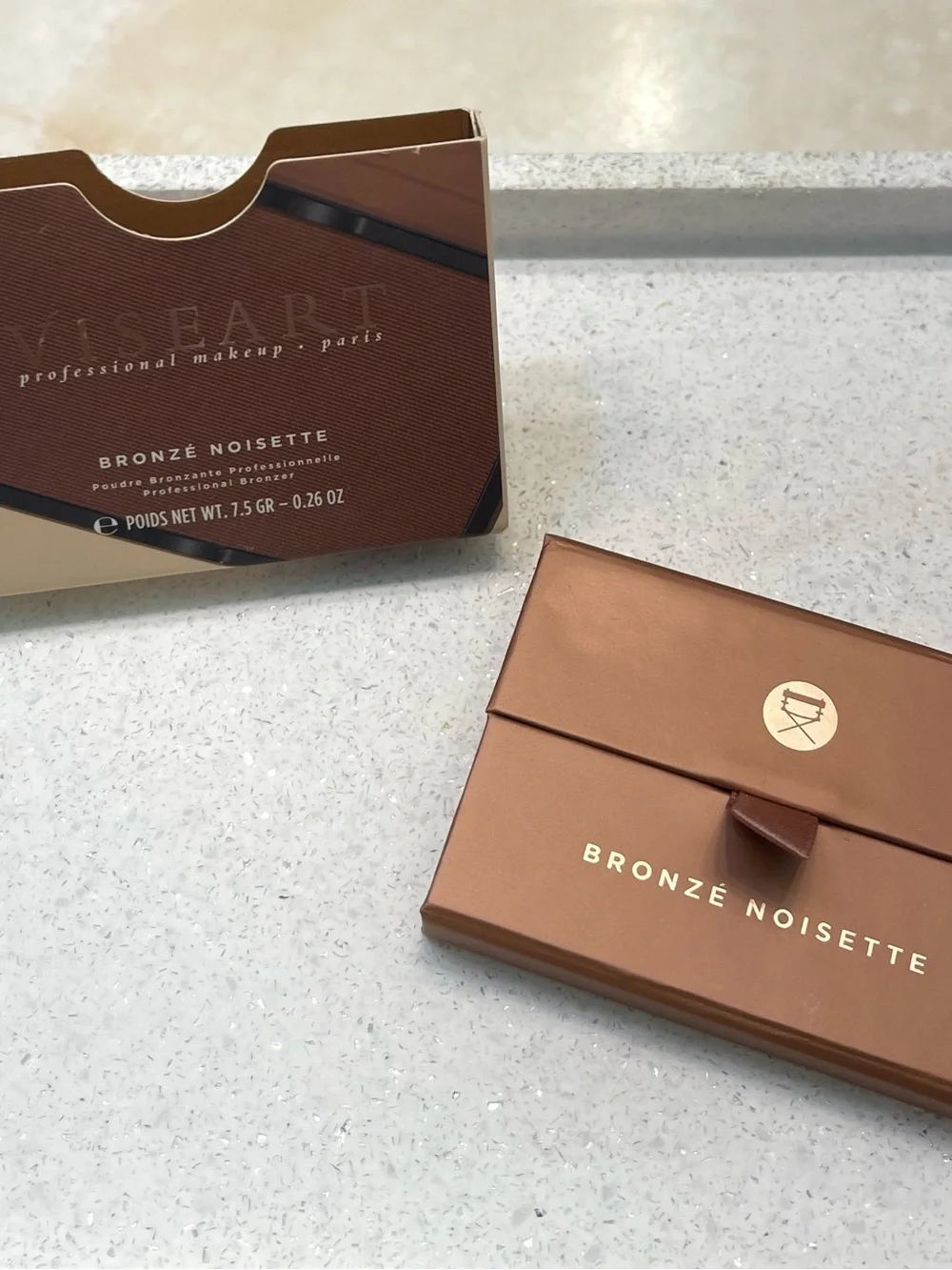 VISEART ~ ‘BRONZE NOISETTE’ Professional Bronzer with Box ~ Full Size 7.5 g